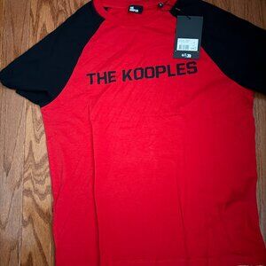 The Kooples Red and Black T-Shirt